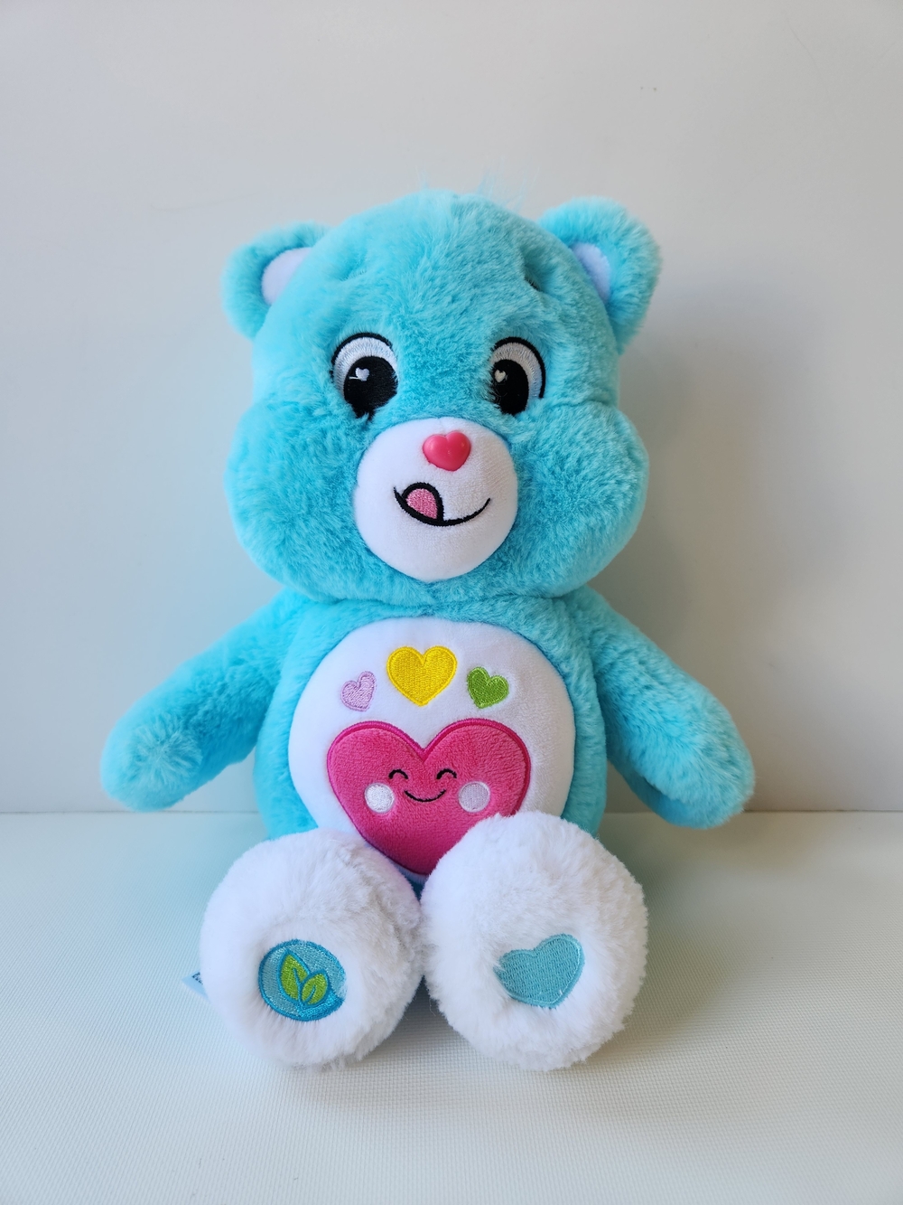 Care Bear Always Here Bear 14" 2023 Blue With Hearts